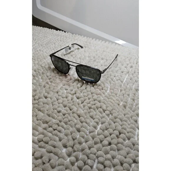 NEW Caribbean Sun Cooco Bay Sunglasses CS066M Gunmetal Polarized 55-20-140 $82.